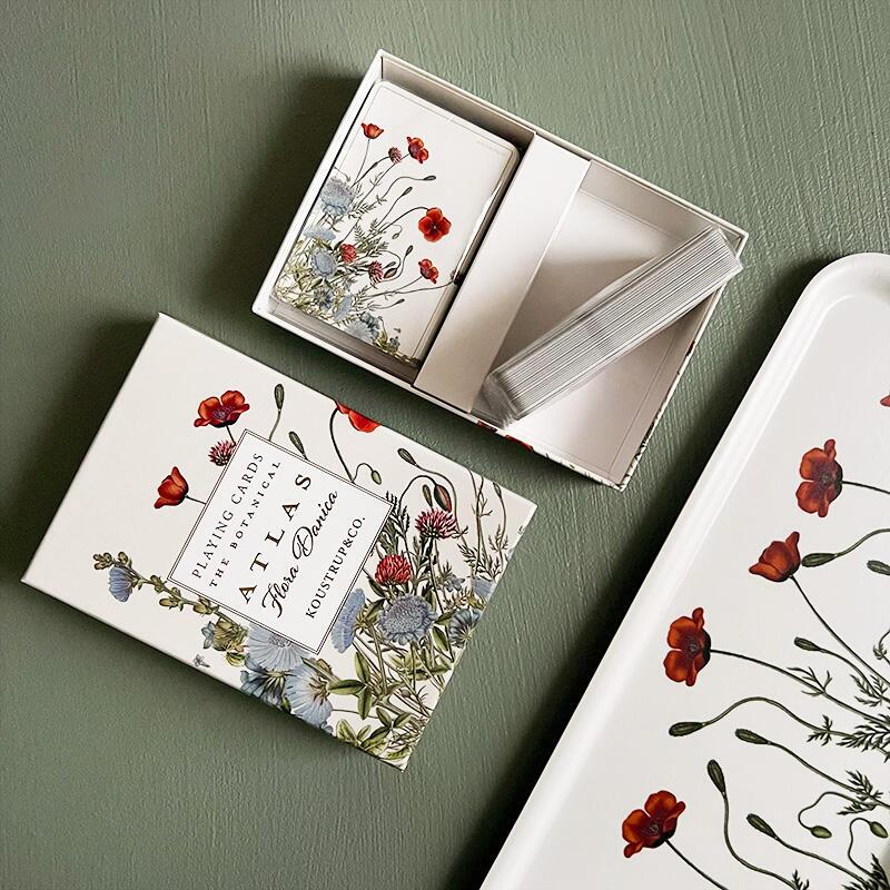 Flora Danica Playing Cards｜2 decks in a beautiful box｜Koustrup & Co.